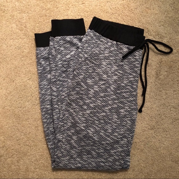 Pants - Gray & black jogger lounge pants